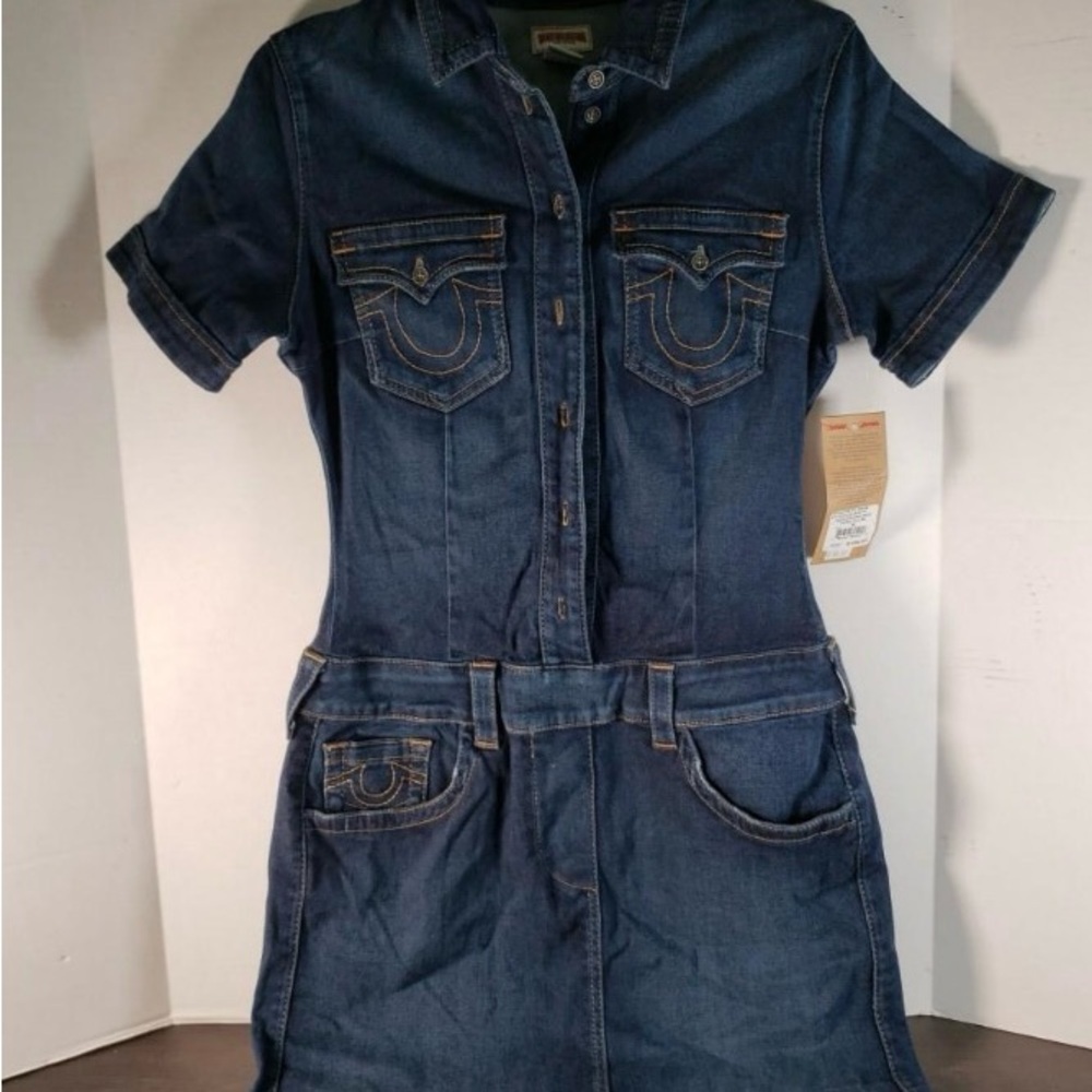 NWT Women's True Religion
Denim Blue Dress Size M